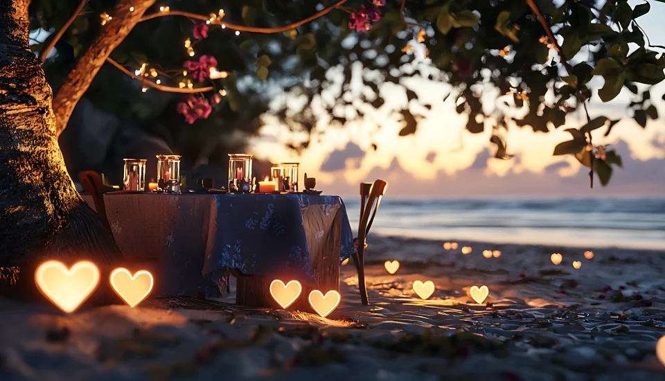 Empty pristine beach with single lounger